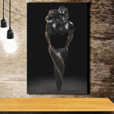 3D Effect Art Hugging Cuddling Couples 3 Canvas Prints Wall Art - Painting Canvas, Home Wall Decor, Painting Prints, For Sale