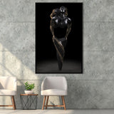 3D Effect Art Hugging Cuddling Couples 3 Framed Canvas Prints Wall Art - Painting Canvas, Floating Frame, Painting Prints, For Sale