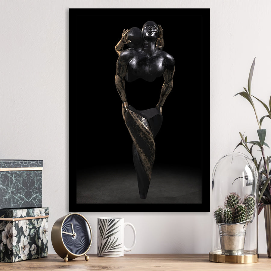 3D Effect Art Hugging Cuddling Couples 3 Framed Art Prints Wall Decor - Painting Prints, Wall Art, Framed Picture, For Sale