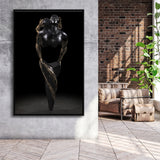 3D Effect Art Hugging Cuddling Couples 3 Framed Canvas Prints Wall Art - Painting Canvas, Floating Frame, Painting Prints, For Sale