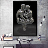 3D Effect Art Infinite Kiss Love 3 Framed Art Prints Wall Decor - Painting Prints, Wall Art, Framed Picture, For Sale
