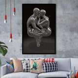 3D Effect Art Infinite Kiss Love 3 Framed Art Prints Wall Decor - Painting Prints, Wall Art, Framed Picture, For Sale
