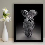 3D Effect Art Infinite Kiss Love V1 Framed Art Prints Wall Decor - Painting Prints, Wall Art, Framed Picture, For Sale