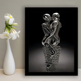 3D Effect Art Infinite Kiss Love V2 Framed Art Prints Wall Decor - Painting Prints, Wall Art, Framed Picture, For Sale