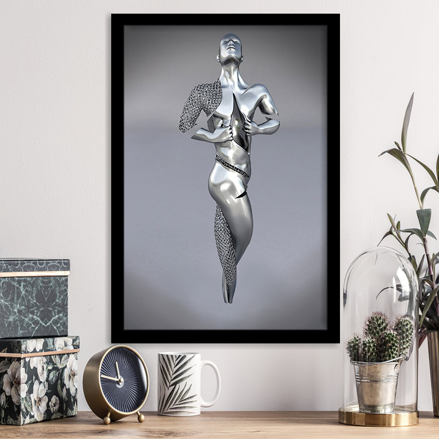 3D Effect Art Intentional Vulnerability V1 Framed Art Prints Wall Decor - Painting Prints, Wall Art, Framed Picture, For Sale