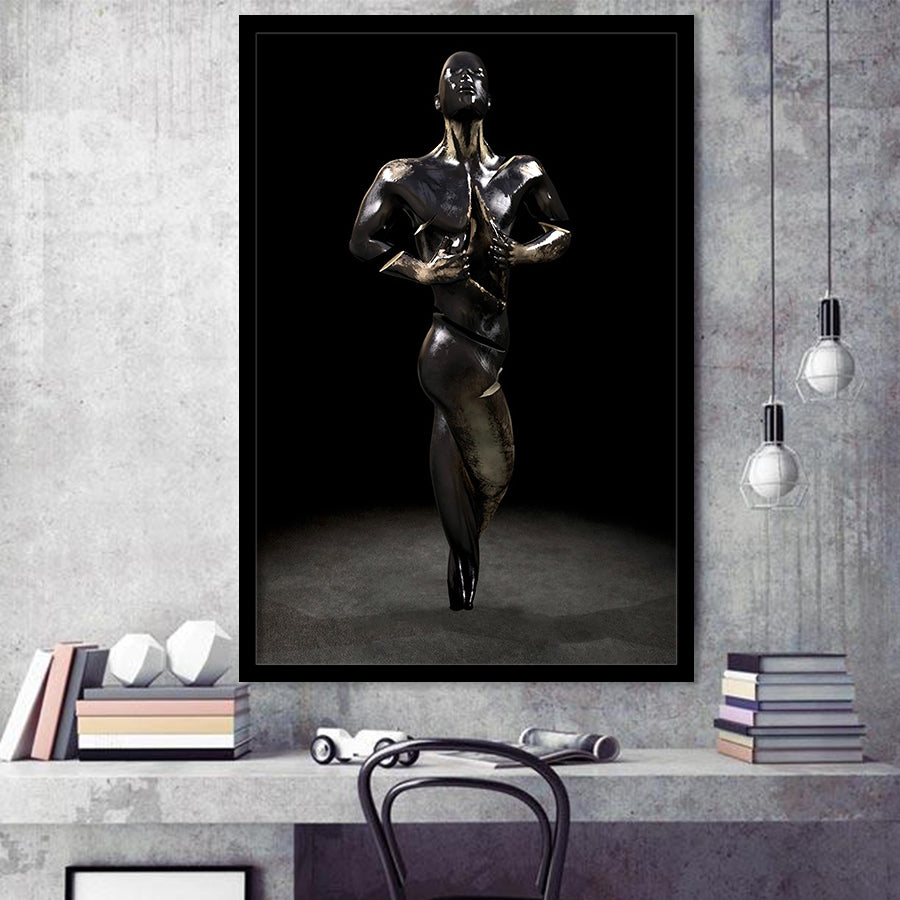3D Effect Art Intentional Vulnerability V2 Framed Art Prints Wall Decor - Painting Prints, Wall Art, Framed Picture, For Sale