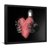 3D Effect Art Red Heart Love Framed Art Prints Wall Decor - Painting Art, Wall Art, Framed Prints, Prints for Sale