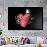 3D Effect Art Red Heart Love Framed Art Prints Wall Decor - Painting Art, Wall Art, Framed Prints, Prints for Sale