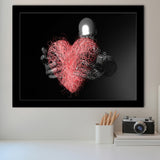 3D Effect Art Red Heart Love Framed Art Prints Wall Decor - Painting Art, Wall Art, Framed Prints, Prints for Sale
