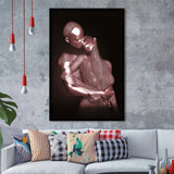 3D Effect Art The Hug Love II Luxury Pink Gold Framed Art Prints Wall Decor - Painting Prints, Wall Art, Home Decor, Prints for Sale