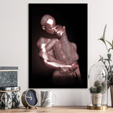 3D Effect Art The Hug Love II Luxury Pink Gold Framed Art Prints Wall Decor - Painting Prints, Wall Art, Home Decor, Prints for Sale