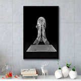 3D Effect Art The Prayer V1 Framed Canvas Prints Wall Art - Painting Canvas, Floating Frame, Painting Prints, For Sale