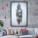 3D Effect Art Abstract Face Framed Art Prints Wall Decor - Painting Prints, Wall Art, Framed Picture, For Sale