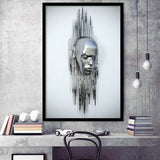 3D Effect Art Abstract Face Framed Art Prints Wall Decor - Painting Prints, Wall Art, Framed Picture, For Sale