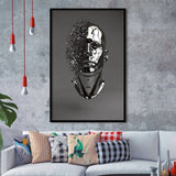 3D Effect Art Abstract Face V1 Framed Art Prints Wall Decor - Painting Prints, Wall Art, Framed Picture, For Sale