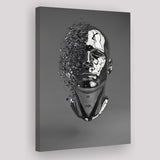 3D Effect Art Abstract Face V1 Canvas Prints Wall Art - Painting Canvas, Home Wall Decor, Painting Prints, For Sale