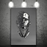 3D Effect Art Abstract Face V1 Canvas Prints Wall Art - Painting Canvas, Home Wall Decor, Painting Prints, For Sale