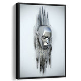 3D Effect Art Abstract Face Framed Canvas Prints Wall Art - Painting Canvas, Floating Frame, Painting Prints, For Sale