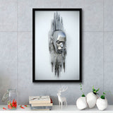 3D Effect Art Abstract Face Framed Canvas Prints Wall Art - Painting Canvas, Floating Frame, Painting Prints, For Sale