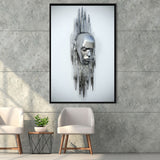 3D Effect Art Abstract Face Framed Canvas Prints Wall Art - Painting Canvas, Floating Frame, Painting Prints, For Sale