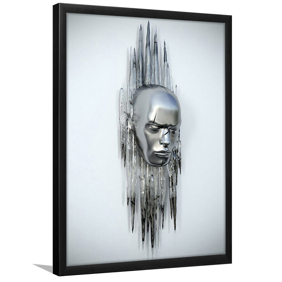 3D Effect Art Abstract Face Framed Art Prints Wall Decor - Painting Prints, Wall Art, Framed Picture, For Sale
