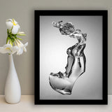 3D Effect Art Attractive Body Of A Woman V1 Framed Art Prints Wall Decor - Painting Prints, Wall Art, Framed Picture, For Sale