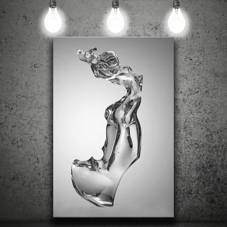 3D Effect Art Attractive Body Of A Woman V1 Canvas Prints Wall Art - Painting Canvas, Home Wall Decor, Painting Prints, For Sale