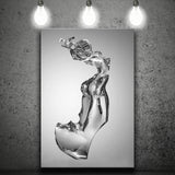 3D Effect Art Attractive Body Of A Woman V1 Canvas Prints Wall Art - Painting Canvas, Home Wall Decor, Painting Prints, For Sale