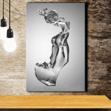 3D Effect Art Attractive Body Of A Woman V1 Canvas Prints Wall Art - Painting Canvas, Home Wall Decor, Painting Prints, For Sale