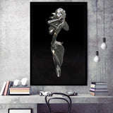 3D Effect Art Attractive Body Of A Woman V2 Framed Art Prints Wall Decor - Painting Prints, Wall Art, Framed Picture, For Sale