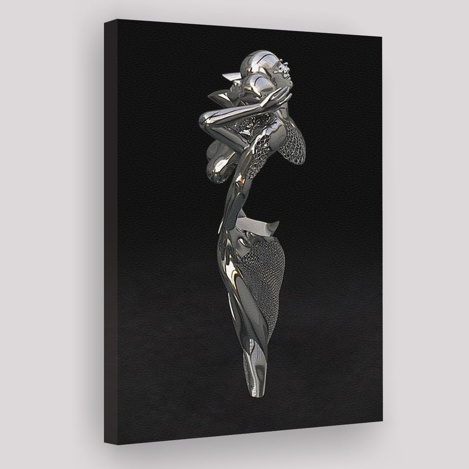 3D Effect Art Attractive Body Of A Woman V2 Canvas Prints Wall Art - Painting Canvas, Home Wall Decor, Painting Prints, For Sale