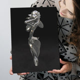 3D Effect Art Attractive Body Of A Woman V2 Canvas Prints Wall Art - Painting Canvas, Home Wall Decor, Painting Prints, For Sale