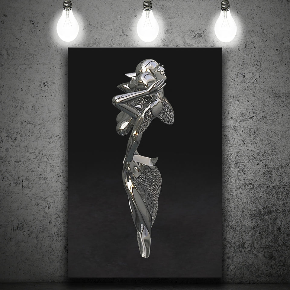 3D Effect Art Attractive Body Of A Woman V2 Canvas Prints Wall Art - Painting Canvas, Home Wall Decor, Painting Prints, For Sale