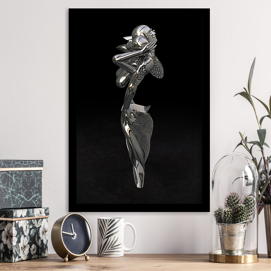 3D Effect Art Attractive Body Of A Woman V2 Framed Art Prints Wall Decor - Painting Prints, Wall Art, Framed Picture, For Sale