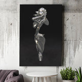 3D Effect Art Attractive Body Of A Woman V2 Canvas Prints Wall Art - Painting Canvas, Home Wall Decor, Painting Prints, For Sale