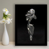 3D Effect Art Attractive Body Of A Woman V2 Framed Art Prints Wall Decor - Painting Prints, Wall Art, Framed Picture, For Sale