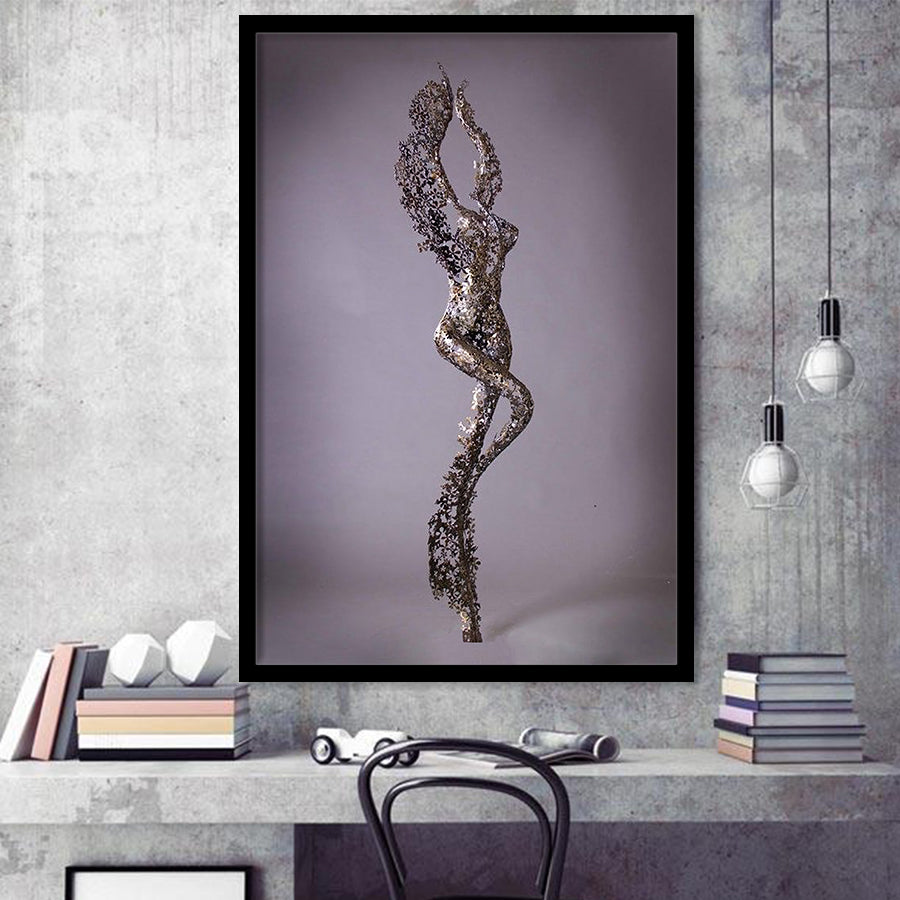 3D Effect Art Attractive Body Of A Woman V3 Framed Art Prints Wall Decor - Painting Prints, Wall Art, Framed Picture, For Sale