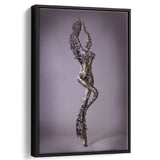 3D Effect Art Attractive Body Of A Woman V3 Framed Canvas Prints Wall Art - Painting Canvas, Floating Frame, Painting Prints, For Sale