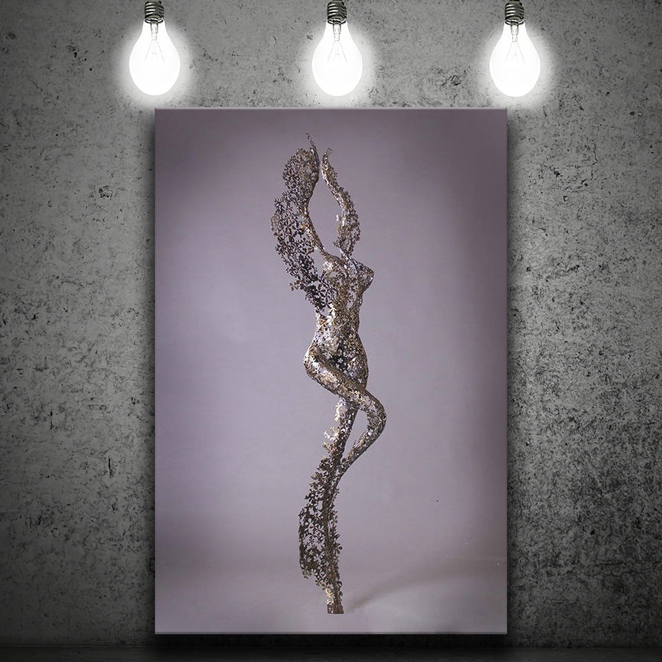 3D Effect Art Attractive Body Of A Woman V3 Canvas Prints Wall Art - Painting Canvas, Home Wall Decor, Painting Prints, For Sale
