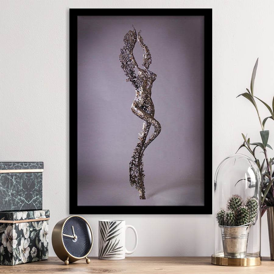 3D Effect Art Attractive Body Of A Woman V3 Framed Art Prints Wall Decor - Painting Prints, Wall Art, Framed Picture, For Sale