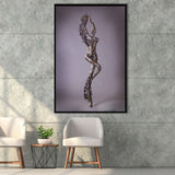 3D Effect Art Attractive Body Of A Woman V3 Framed Canvas Prints Wall Art - Painting Canvas, Floating Frame, Painting Prints, For Sale