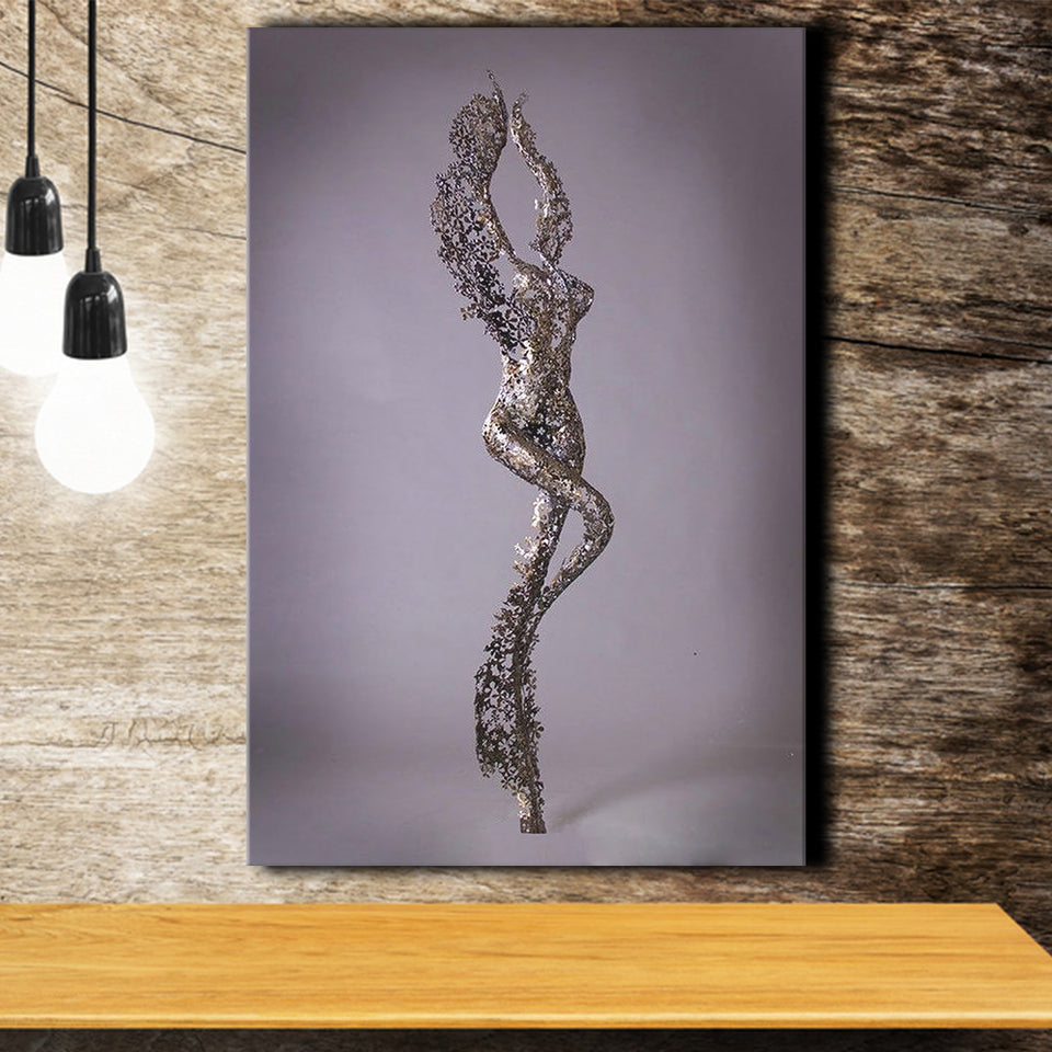 3D Effect Art Attractive Body Of A Woman V3 Canvas Prints Wall Art - Painting Canvas, Home Wall Decor, Painting Prints, For Sale