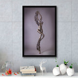 3D Effect Art Attractive Body Of A Woman V3 Framed Canvas Prints Wall Art - Painting Canvas, Floating Frame, Painting Prints, For Sale