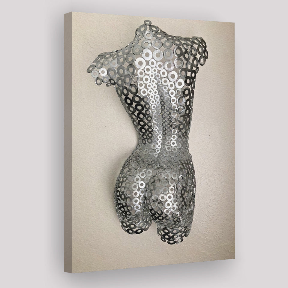 3D Effect Art Attractive Body Of A Woman V4 Canvas Prints Wall Art - Painting Canvas, Home Wall Decor, Painting Prints, For Sale