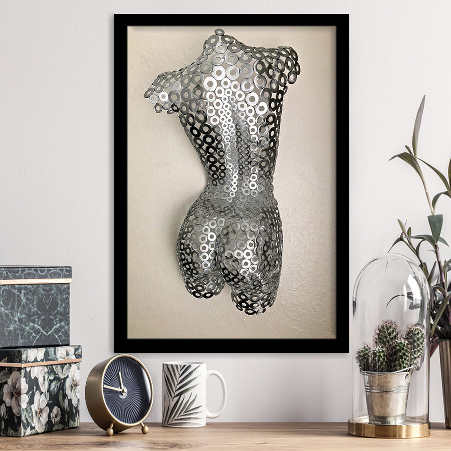 3D Effect Art Attractive Body Of A Woman V4 Framed Art Prints Wall Decor - Painting Prints, Wall Art, Framed Picture, For Sale
