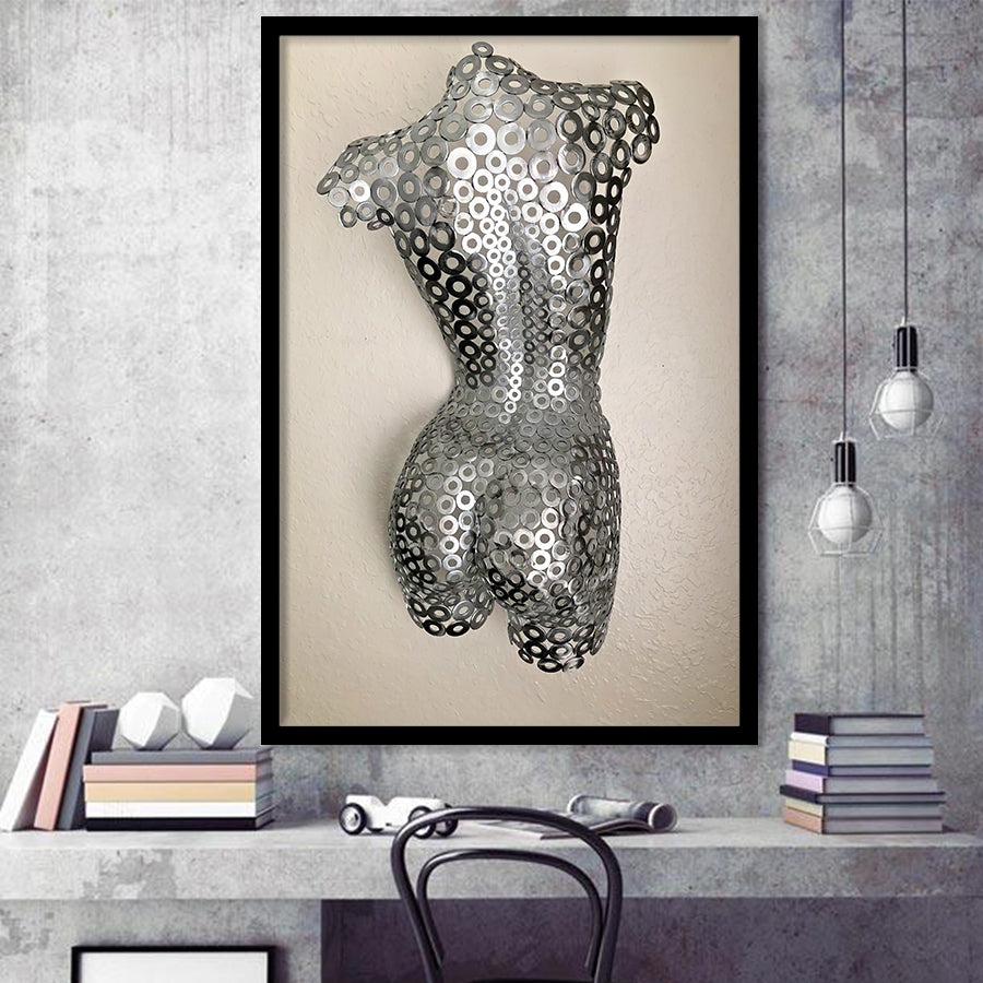 3D Effect Art Attractive Body Of A Woman V4 Framed Art Prints Wall Decor - Painting Prints, Wall Art, Framed Picture, For Sale