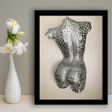 3D Effect Art Attractive Body Of A Woman V4 Framed Art Prints Wall Decor - Painting Prints, Wall Art, Framed Picture, For Sale