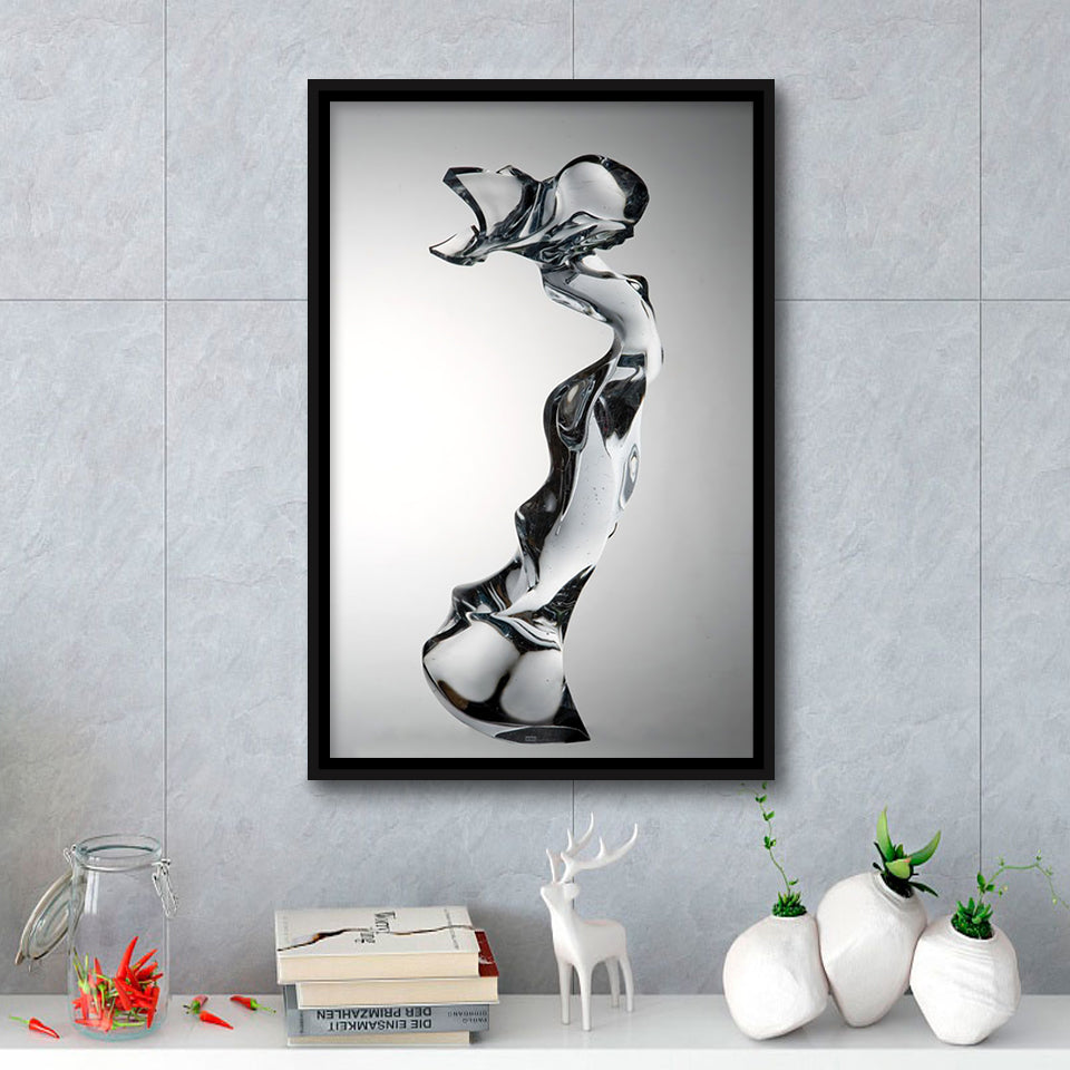 3D Effect Art Attractive Body Of A Woman Framed Canvas Prints Wall Art - Painting Canvas, Floating Frame, Painting Prints, For Sale