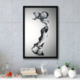 3D Effect Art Attractive Body Of A Woman Framed Canvas Prints Wall Art - Painting Canvas, Floating Frame, Painting Prints, For Sale