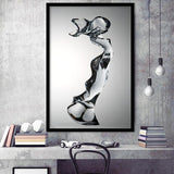 3D Effect Art Attractive Body Of A Woman Framed Art Prints Wall Decor - Painting Prints, Wall Art, Framed Picture, For Sale